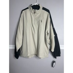 Ping Men's Performance Windshirt Jacket Golf Bisque Sz XL 1/4 Zip Lightweight